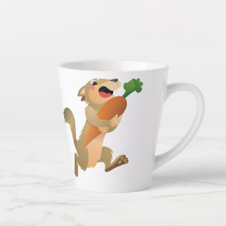 Taza De Café Latte Kelossus, feliz topher Gopher
