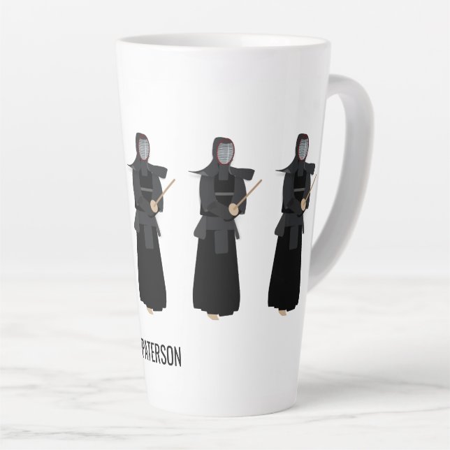 Taza De Café Latte Kendo (Ángulo derecho)