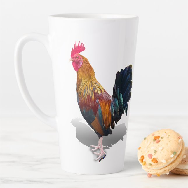 Taza De Café Latte Key West - Gypsy Rooster (In situ)