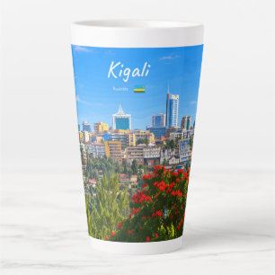 Taza De Café Latte Kigali, Ruanda - Horizonte del paisaje urbano mode