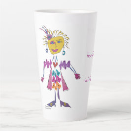Taza De Café Latte 'Kiki'- Cómo te presentas en la vida importa latte