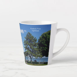 Taza De Café Latte Kimberly Point Lighthouse latte glass