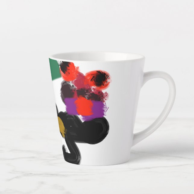 Taza De Café Latte king charles spaniel (Derecha)