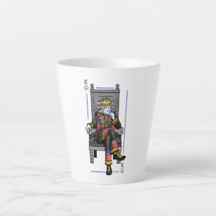 Taza De Café Latte King de la tarjeta