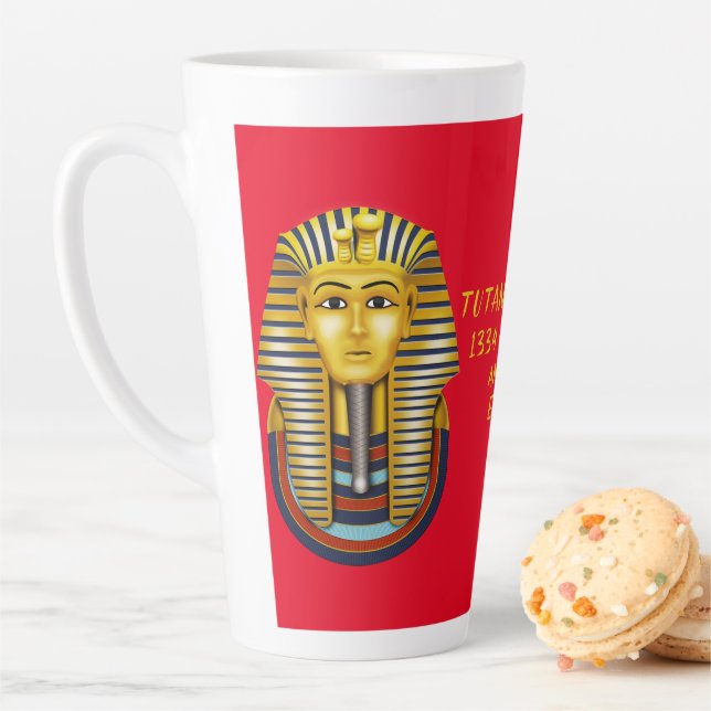 Taza De Café Latte King Tutankhamun (In situ)