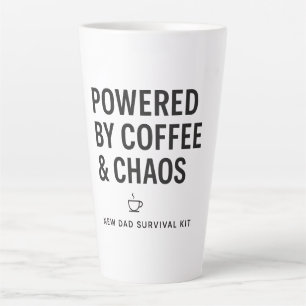 Taza De Café Latte Kit de supervivencia para nuevos padres impulsado 