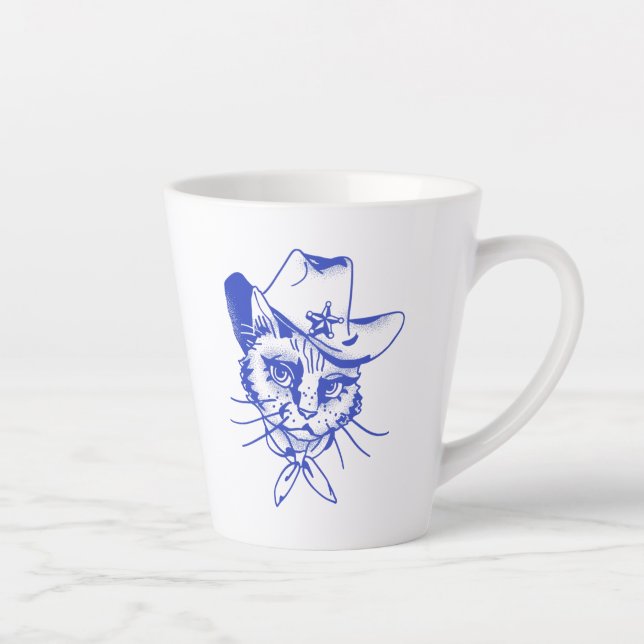 Taza De Café Latte Kitty Latte Mug (Derecha)
