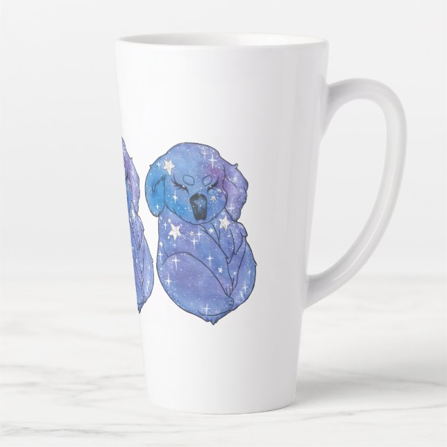 Taza De Café Latte Koala llamado Seven (Derecha)