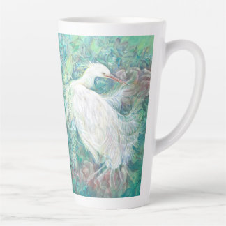 Taza De Café Latte Koka: The Radiant Heron