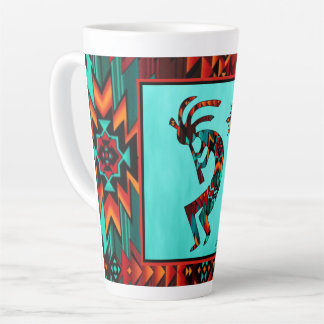 Taza De Café Latte Kokopelli Latte Mug del Suroeste