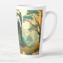 "Kwan-yin", Diosa de la Compasión, Latte Mug