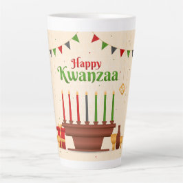 Taza De Café Latte Kwanzaa