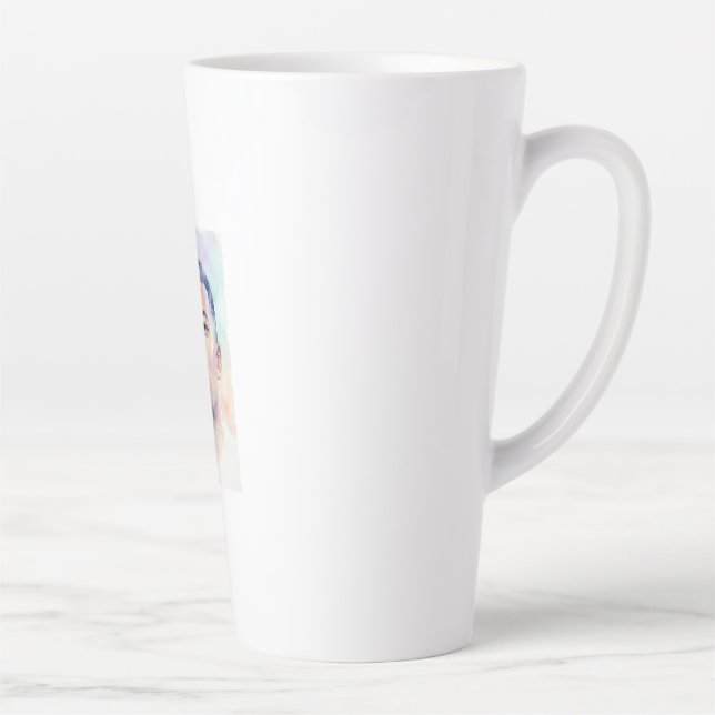Taza De Café Latte Kylian Mbappe (Derecha)