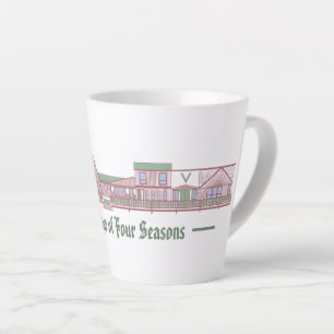 Taza De Café Latte La aldea de las cuatro estaciones