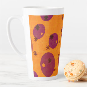 Taza De Café Latte La alegre jelly-f judía de Hanukkah de SlipperyJoe