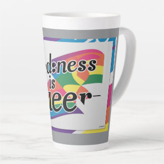 Taza De Café Latte La amabilidad es homosexual - diseñado por ShelloC