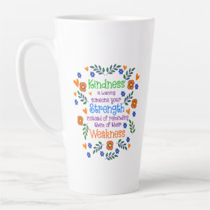 Taza De Café Latte La Amabilidad Le Presta A Alguien Su Fuerza
