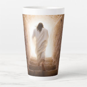 Taza De Café Latte La Ascensión - Jesús entrando a la luz