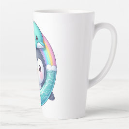 Taza De Café Latte La aventura oceánica de Penguin