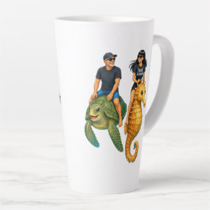 Taza De Café Latte La aventura salvaje de abuelo y nietas