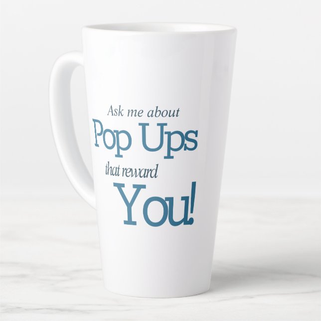 Taza De Café Latte La belleza debería ser buena para ti Mug (Ángulo izquierdo)