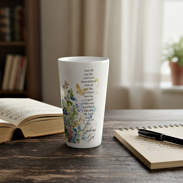Taza De Café Latte La bondad de Dios (Subido por el creador)