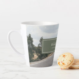 Taza De Café Latte La chica ecléctica me encontró en el logo de YouTu