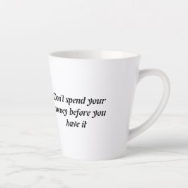 Taza De Café Latte La Copa de Affección: Sip, Sonrisa, repetir