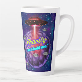 TAZA DE CAFÉ LATTE LA GRAVEDAD NO PUEDE DETENERME 