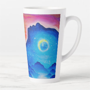 Taza De Café Latte La historia del sol y la luna
