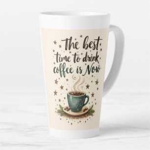 Taza De Café Latte La hora del café comienza ahora