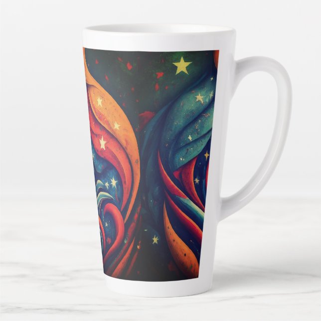 Taza De Café Latte La libertad (Derecha)