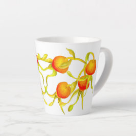 Taza De Café Latte La llegada del otoño en una taza de latte pequeña 