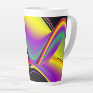 Taza De Café Latte La magia de los colores , Resumen del Rainbowart 3
