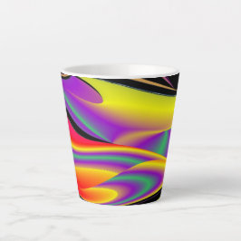 Taza De Café Latte La magia de los colores , Resumen del Rainbowart 3