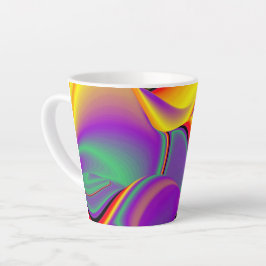 Taza De Café Latte La magia de los colores , Resumen del Rainbowart 3