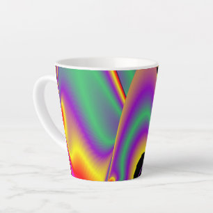 Taza De Café Latte La magia de los colores , Resumen del Rainbowart 3