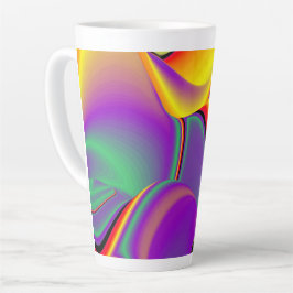 Taza De Café Latte La magia de los colores , Resumen del Rainbowart 3
