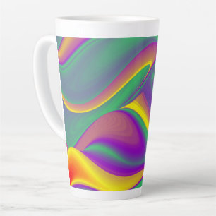 Taza De Café Latte La magia de los colores , Resumen del Rainbowart 3