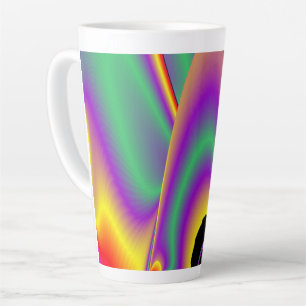 Taza De Café Latte La magia de los colores , Resumen del Rainbowart 3