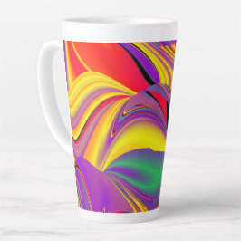Taza De Café Latte La magia de los colores , Resumen del Rainbowart 3