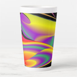 Taza De Café Latte La magia de los colores , Resumen del Rainbowart 3