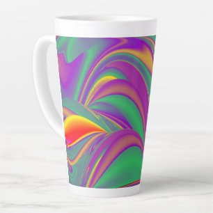 Taza De Café Latte La magia de los colores , Resumen del Rainbowart 3