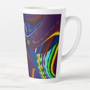 Taza De Café Latte La magia del verano , Resumen del arte 3D