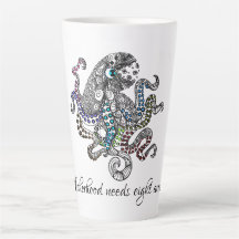 La maternidad necesita ocho brazos de pulpo artíst