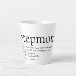 Taza De Café Latte La Mejor Madrastra del Mundo, Definición de Madras