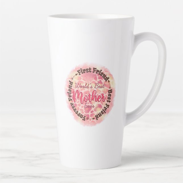 Taza De Café Latte La mejor madre del mundo (Derecha)