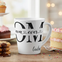 Taza De Café Latte La mejor mamá de todos los tiempos, el día de la m