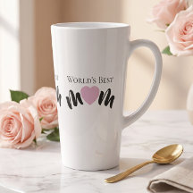 La Mejor Mamá del Mundo Corazón Dulce Blanco Elega