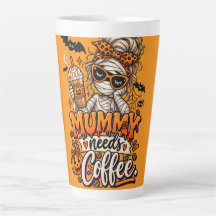 "La momia necesita café."